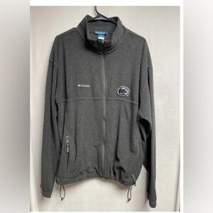Penn State Columbia zip jacket blue with pockets fleece‎ size XL